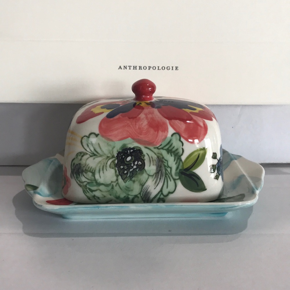 Anthropologie Butter Dish (Retired)